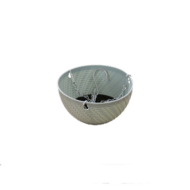 New Arrivals Balcony Durable Plastic Basket Planter Hanging Flower Pots