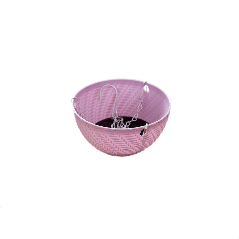 New Arrivals Balcony Durable Plastic Basket Planter Hanging Flower Pots